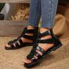 Fashion Women Sandals 2025 New Summer Elegant Shoes for Woman Low Heels Flat Casual Luxury Gladiator Sandals Women Sandalias De Mujer