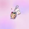 1pc Kpop Stray Kids Acrylic Keychain Cute Cartoon Figure SKZOO Doll Multi Pendant Keyring, Hyunjin Felix Bang Chan Lee Know Bag Charm Accessories