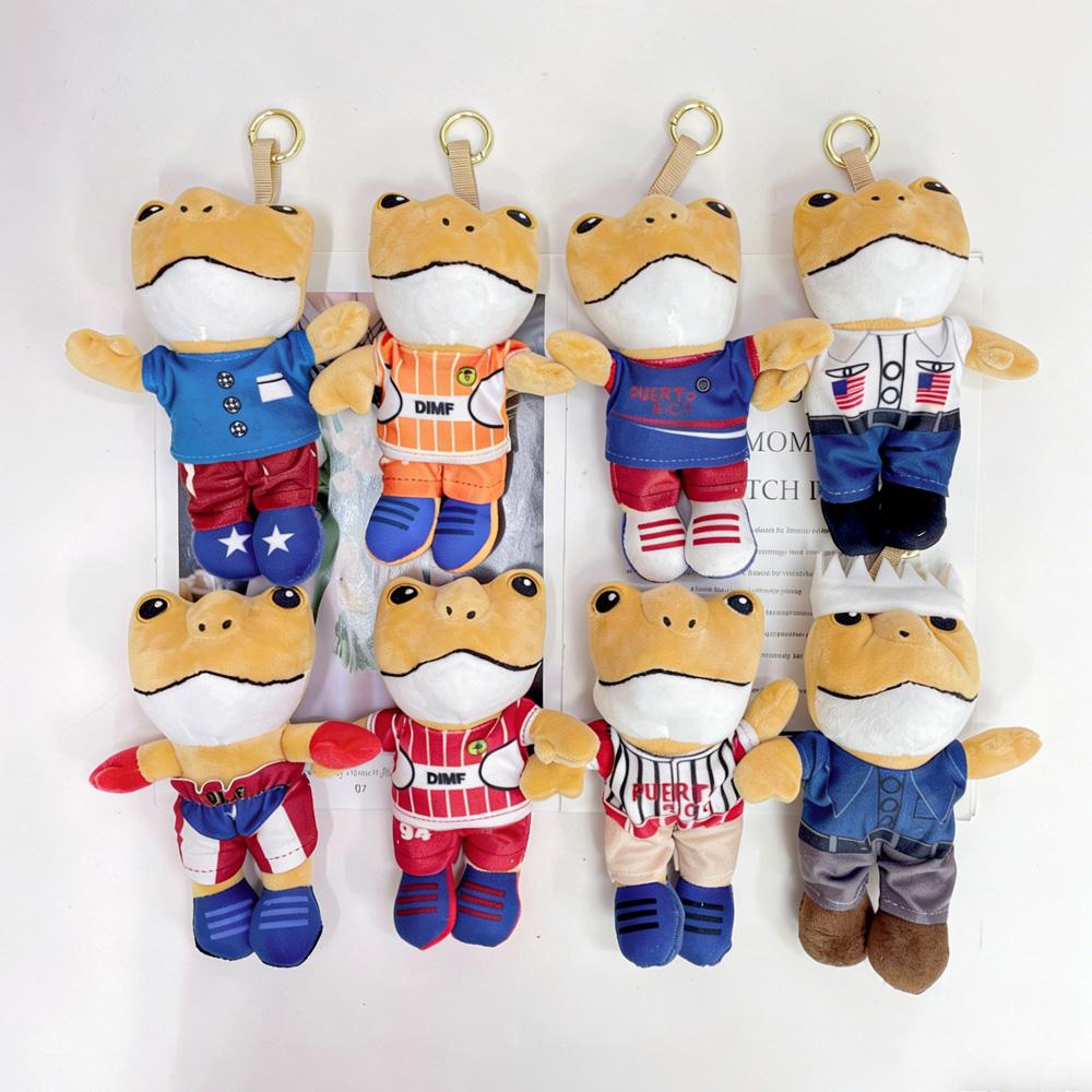 Non-Toxic New Puerto Rico Frog Series Plush Toys Bad Rabbit El Sapo Concho Plush Toys Bag Accessories Rare Collection Gifts Birthday Gift