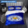 3PCS City Football Club Printed Soft Bedding Set,Including 1pc Duvet Cover And 2pcs Pillowcases Perfect for Bedroom, Dormitory, Fan Gift