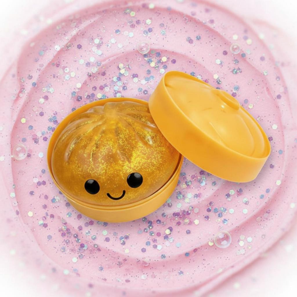 Glitzer-Knödel Süßes Design Entzückend in Dampfgarer-Box Hohe Widerstandsfähigkeit Komprimierter Teigknödel