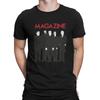 Magazinband T-Shirt Herren Reine Baumwolle Lustige T-Shirts Rundhals Magazin-T-Shirts Kurzarm Kleidung 4XL