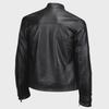 Men's Trendy PU Leather Motorcycle Jacket with Stand Collar - American & British Style