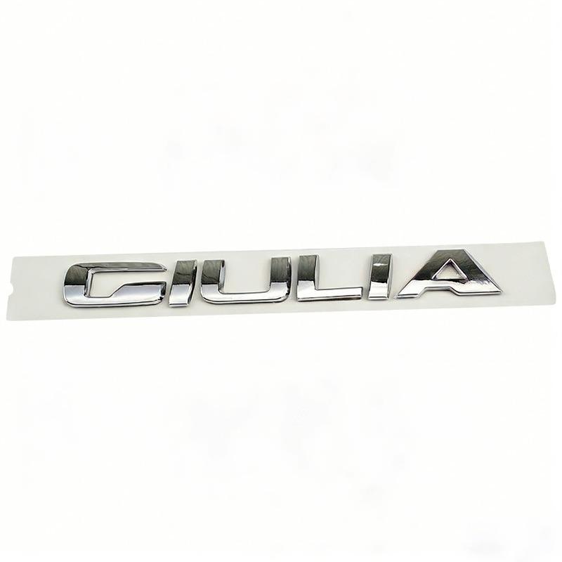 Suitable for car logo tail label GIULIA STELVIO VELOCE TI Q2 Q4 word mark