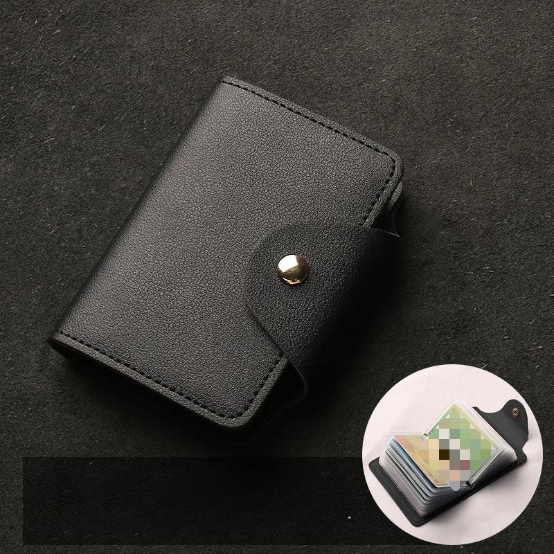 Card Holder for Men and Women Compac Mini Large-capacity Card Slot Multi-card Holder Id Storage Bag Card Holder Card Holder