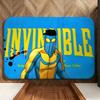 Animation I-Invincible H-Hero Floor Mat Soft Flannel Floor Mat  Suitable for Entryways, Living Rooms, Bedrooms, and Bathrooms