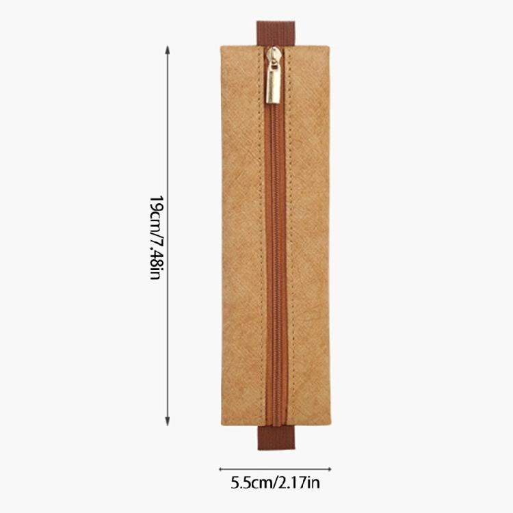 4 Pcs PU Leather Pencil Case for Notebook Binders Planners Books Elastic Pen Bag Journal Pencil Holders