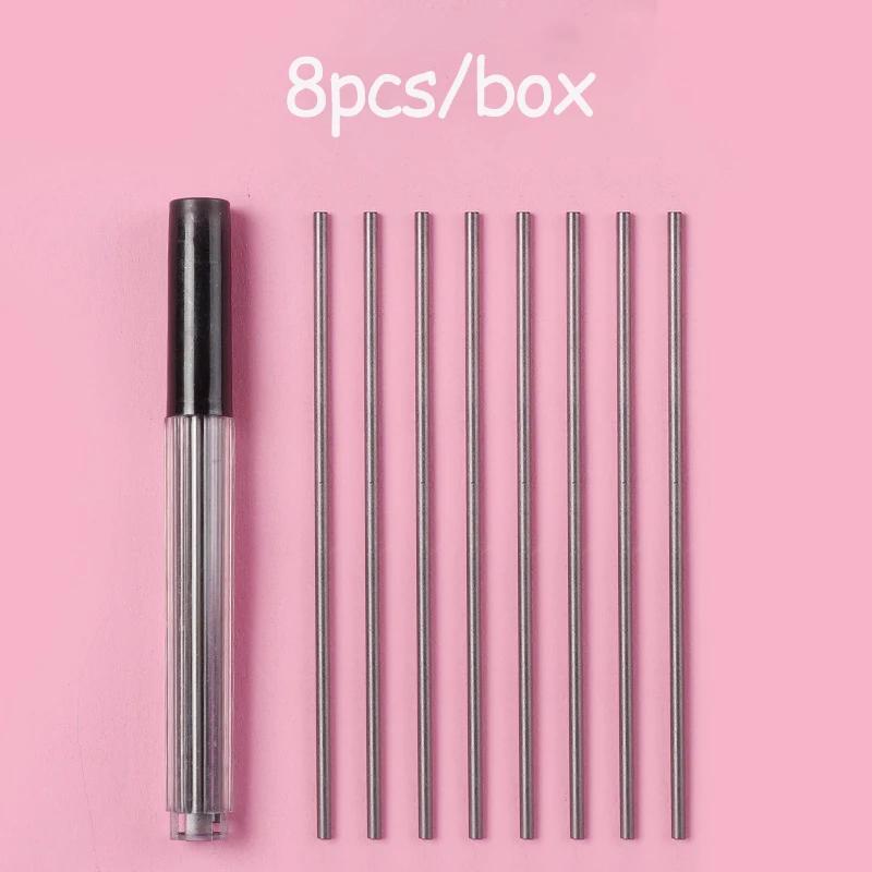 Non Sharpening Mechanical Pencils with Pencil Sharpeners 2.0mm Replaceable Refills Press Pens School Stationery Office Supplies
