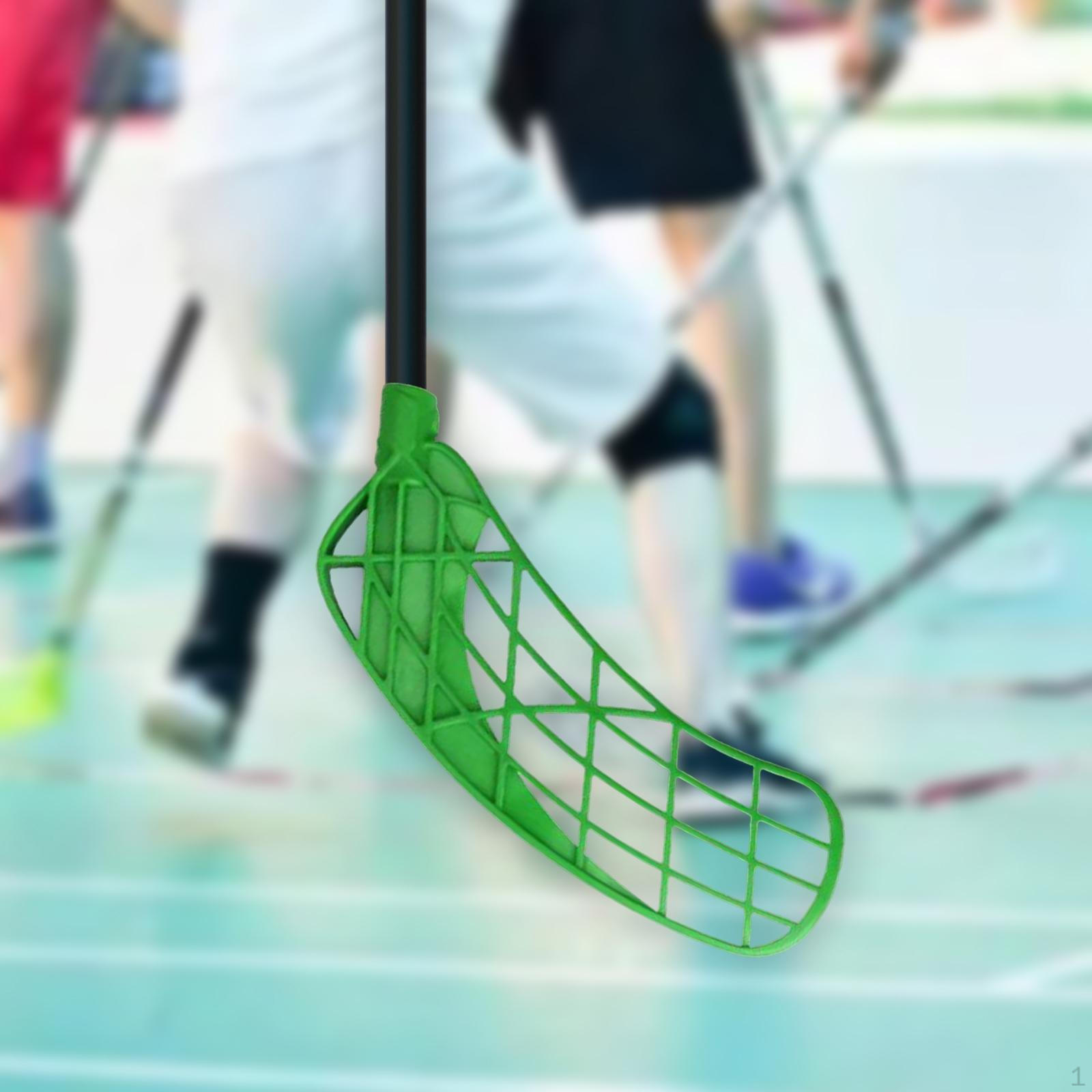

Floorball Stick Blade Collection for Optimal Performance Green Left Hand
