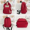 2024 Children School Backpack Lightweight Kindergarten Backpacks Simple Canvas Bag For Boys Girls Fashion Schoolbag Kids Bags