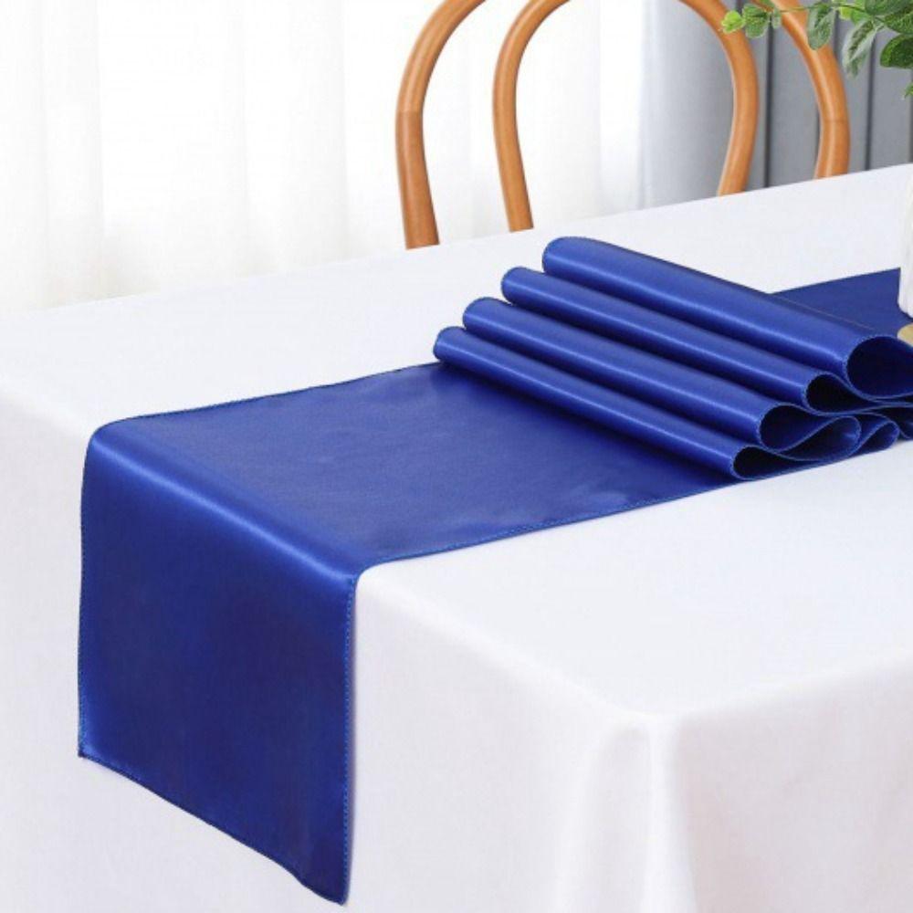 3PCS Elegant Satin Table Runner Classical Coffee Table Runner Decorative Tablecloth  Graduations