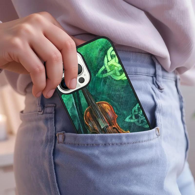 Music Violin Phone Case For iPhone 17 Air 15 16e 14 13 Pro Max Coque 12 11 Pro Max PLUS Cover