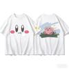 T-shirt Unisex Casual Harajuku Hip Hop Punk in Cotone a Manica Corta Stampa Fronte Retro Scena Piscina Kawaii Kirby Estate 2026 Abbigliamento Casual