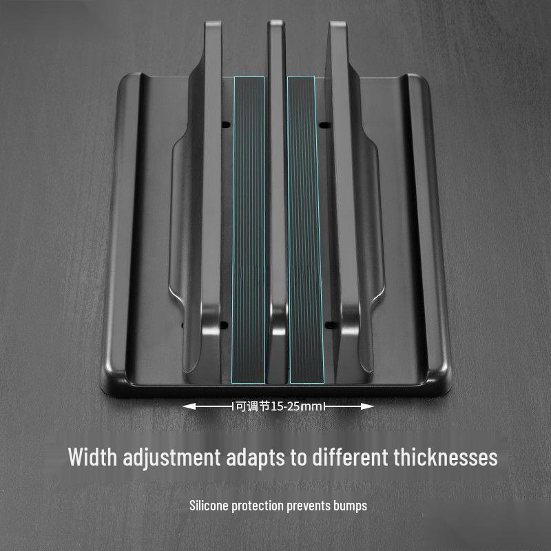 Laptop Vertical Stand and Desktop Storage Rack Bracket