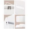 Plastic Storage Box for Clothes Large Capacity Foldable Transparent Closet Organizer Cosmetics Books Toys Clothing Sorting Box