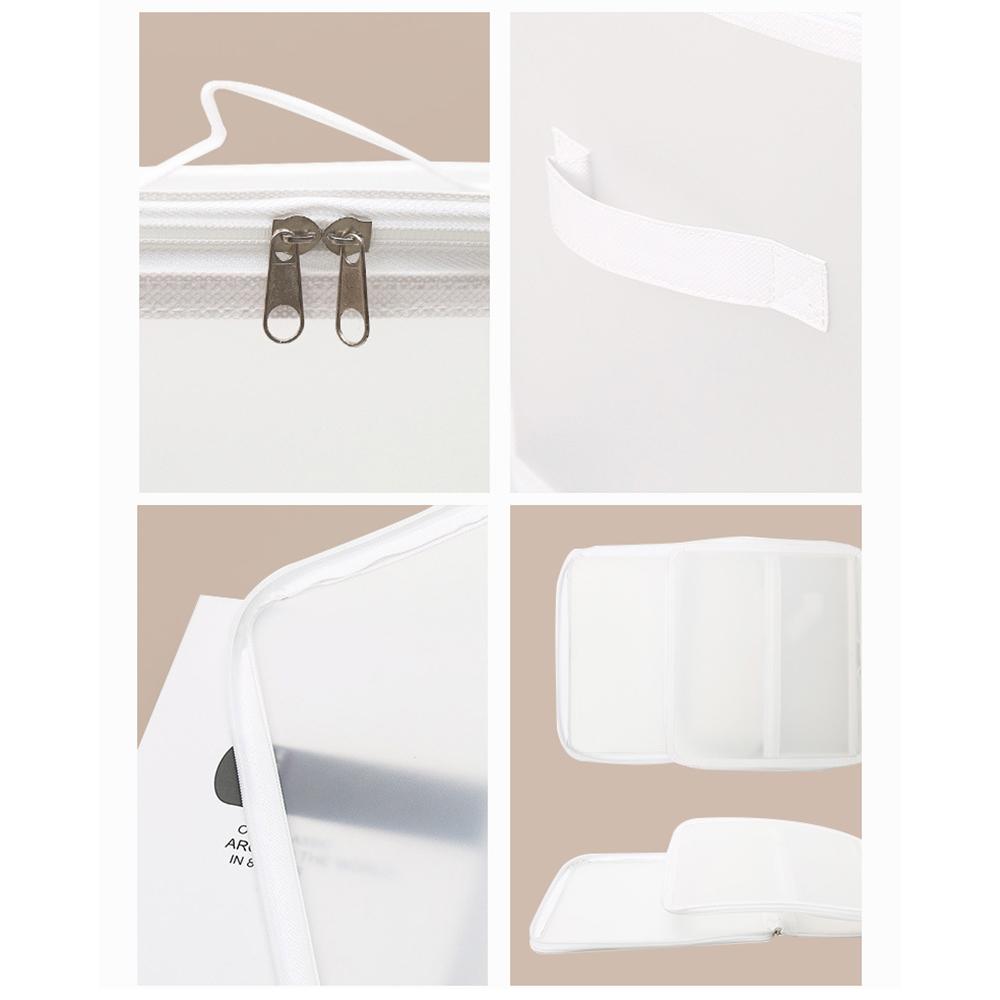 Plastic Storage Box for Clothes Large Capacity Foldable Transparent Closet Organizer Cosmetics Books Toys Clothing Sorting Box