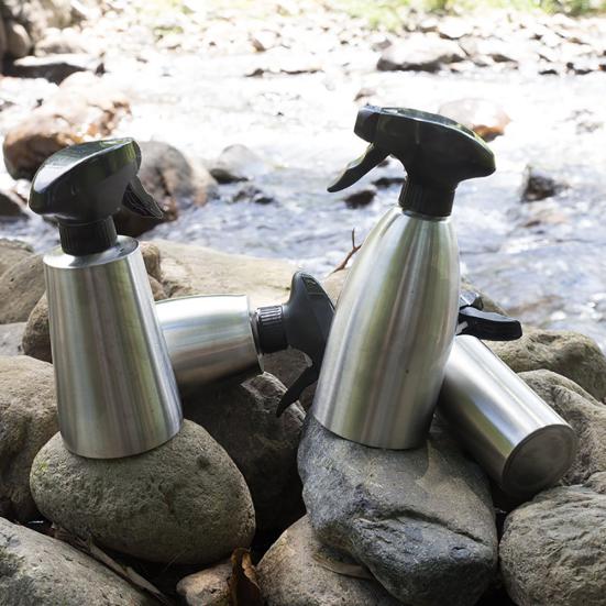 500ml Stainless Fuel Steel Oil Spray Bottle Sprayer Kitchen BBQ Tool