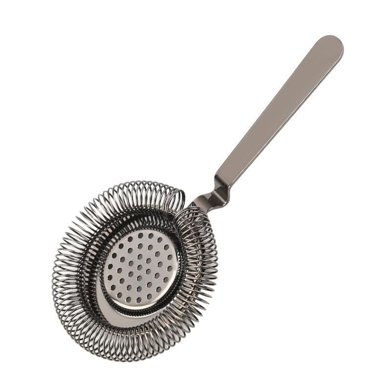Spring Bar Strainer Stainless Steel Ice Strainer For Cocktail Making Fits Most Standard Shaker Tins Effective Ice And Pulp Filte