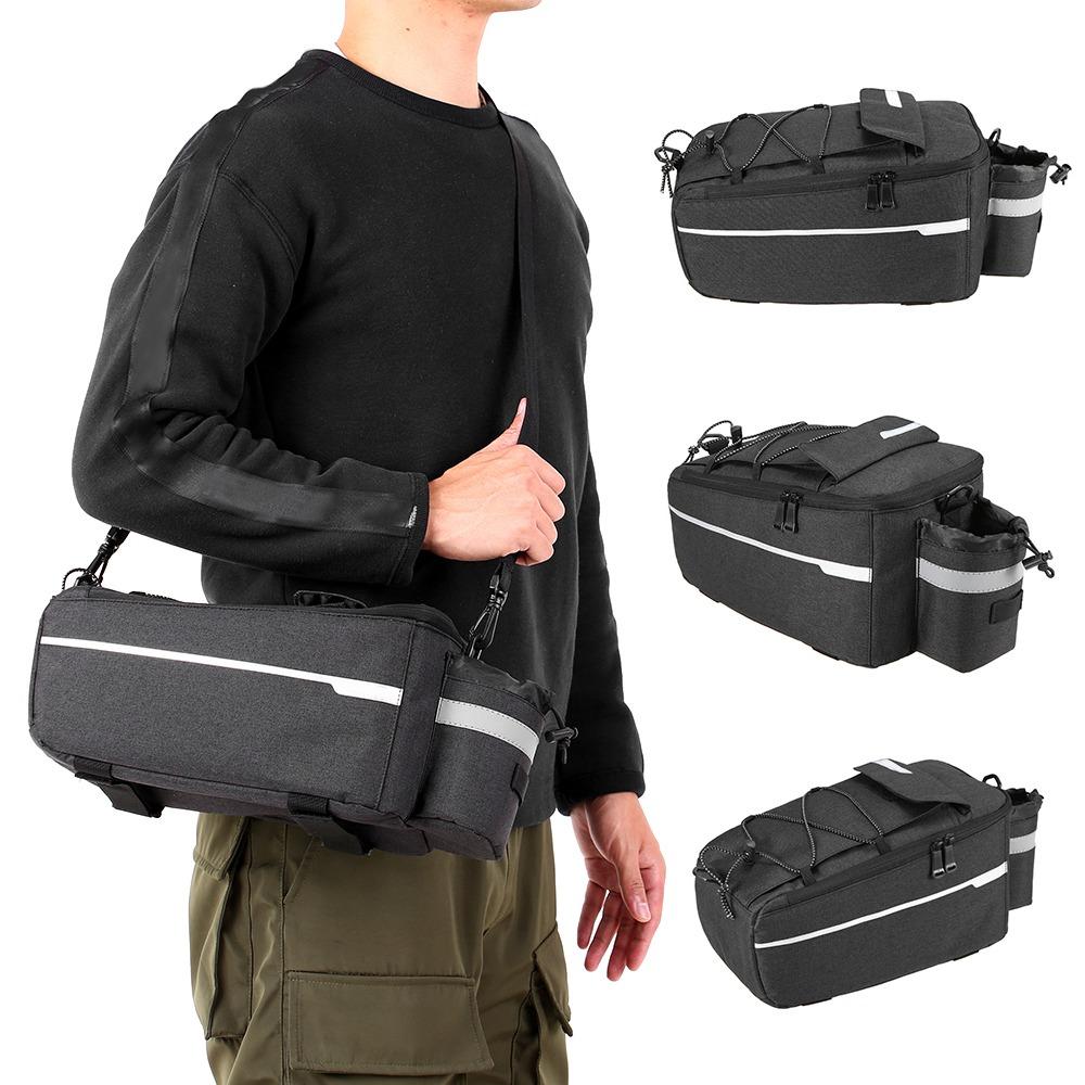 Insulated Bike Pannier Bag Big Capacity Bike Trunk Bag Bicycle Rear Rack Bag Bicycle Carrier