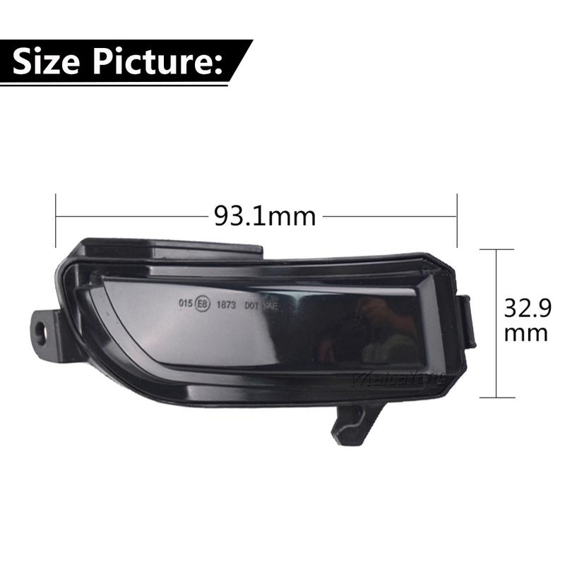 Side Wing Mirror Indicator Dynamic Turn Signal LED Light For Skoda Fabia 2014 2015 2016 2017 2018  Rapid 2017-