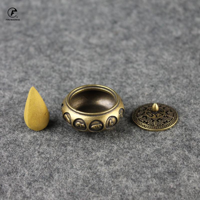 Antique Bronze Chinese 12 Zodiac Animals Incense Burner Home Decorations Pure Copper Hollow Home Censer Sandalwood Censer Holder