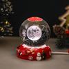 Christmas Crystals Balls Decor Bedside Desk Ornament Lights Bedroom Colorful Light Resin Night Light Christmas Decoration Gifts
