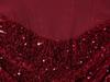 European & American Style Sequin Hip-hugging Waist-cinching Lace-up Short Skirt for Women