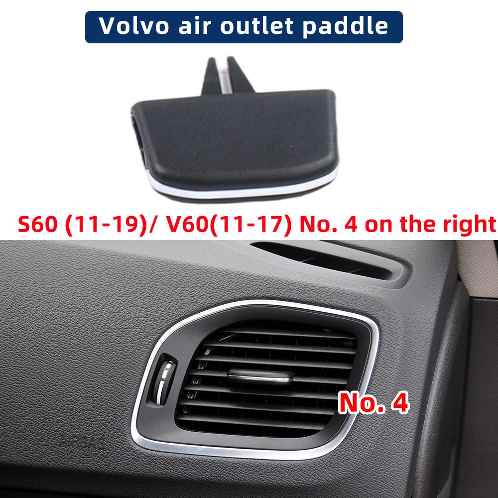 Car Front AC Conditioning Air Vent Grille Outlet Tab Slider Clip Repair Kit For Volvo V60 S60 V40 11-19 Auto Replacement Parts