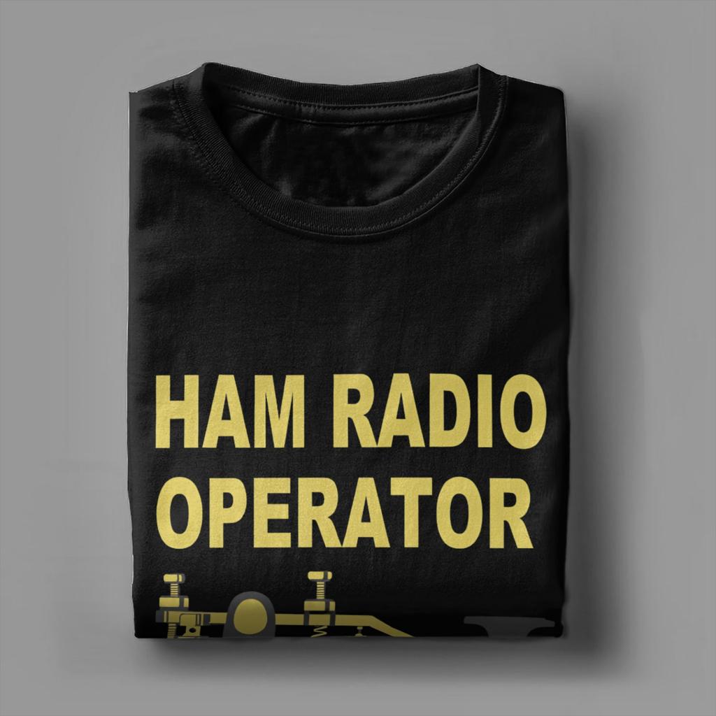Ham Radio Operator Amateur Radio T Shirt Summer Cotton TShirts For Men Harajuku Print Tshirt Short Sleeve Y2K Retro Clothing