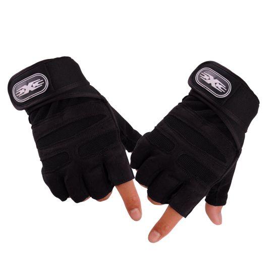 1 Pair Fitness Gloves Breathable Antiskid Wear Resistant Weight Lifting Sports Equipment Dumbbell