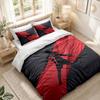 Bedding Set 1 Duvet Cover 2 Pillowcases Cristiano Ronaldo Print Bedroom Home Decoration