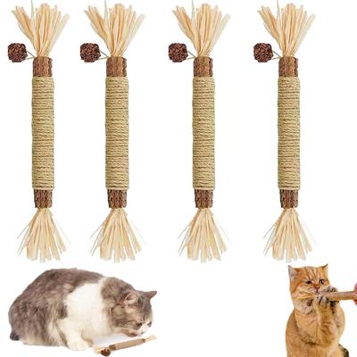 Natural Silvervine Chew Stick Made From Raffia For Healthy Play