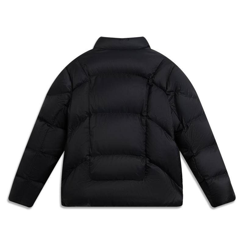 Li Ning Mens Short Winter 2025 Badfive Duck Down Windproof Warm Jacket Men Jacket AYMV499-3