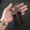 AAAKV1 For Honda CB400 CB650 FCBF CBR25ORR CRF SH3O0 NC75O Metal Leather Motorcycle Keychain Embossing Emblem Keyring Auto Accessories