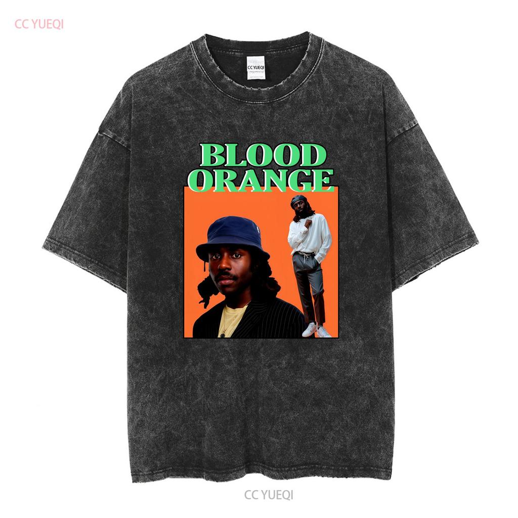 Blood Orange Dev Hynes Klasické tričko Těžká bavlna vintage Prané Unisex Ležérní Všestranné Prodyšné pánské streetwear Mírně