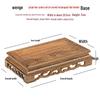 Solid Wood Display Base for Sculptures, Plants, or Ornaments