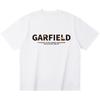 Garfield Cynical Slogan Trendy T-Shirt! American Casual Loose-Fitting Short Sleeve, Unisex, Oversize Couple Tee