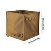 Folding Camping Trash Can Garden Garbage Bag Reusable Yard Waste Bag Portable Garbage Bin Container Sundries Box