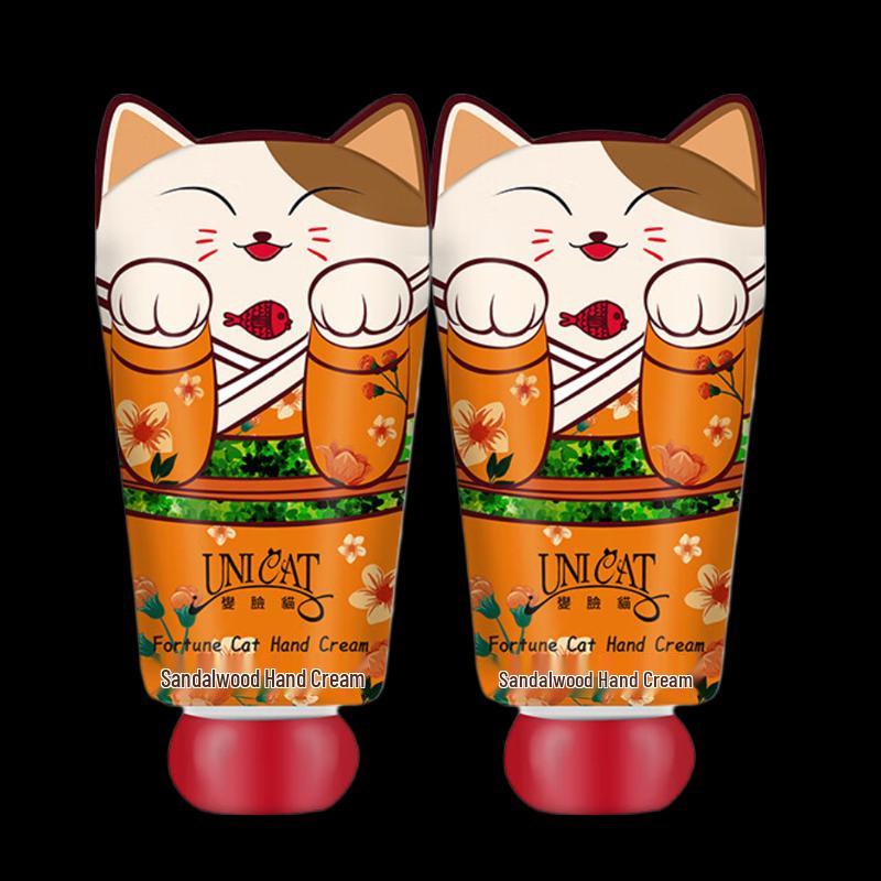 UNI CAT Sandalwood Hand Cream Twin Pack