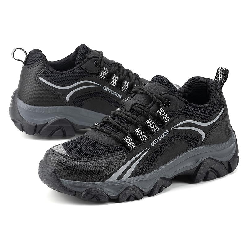 

New hiking shoes for men and women couples low-top breathable mesh EVA cushioning rebound outdoor camping hiking shoes 36