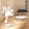 Adjustable Transparent Acrylic Tablet & Phone Stand: Rotating, Folding, Desktop Holder