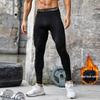 Men's High-Elastic Quick-Dry Sports Tights with Velvet Warmth