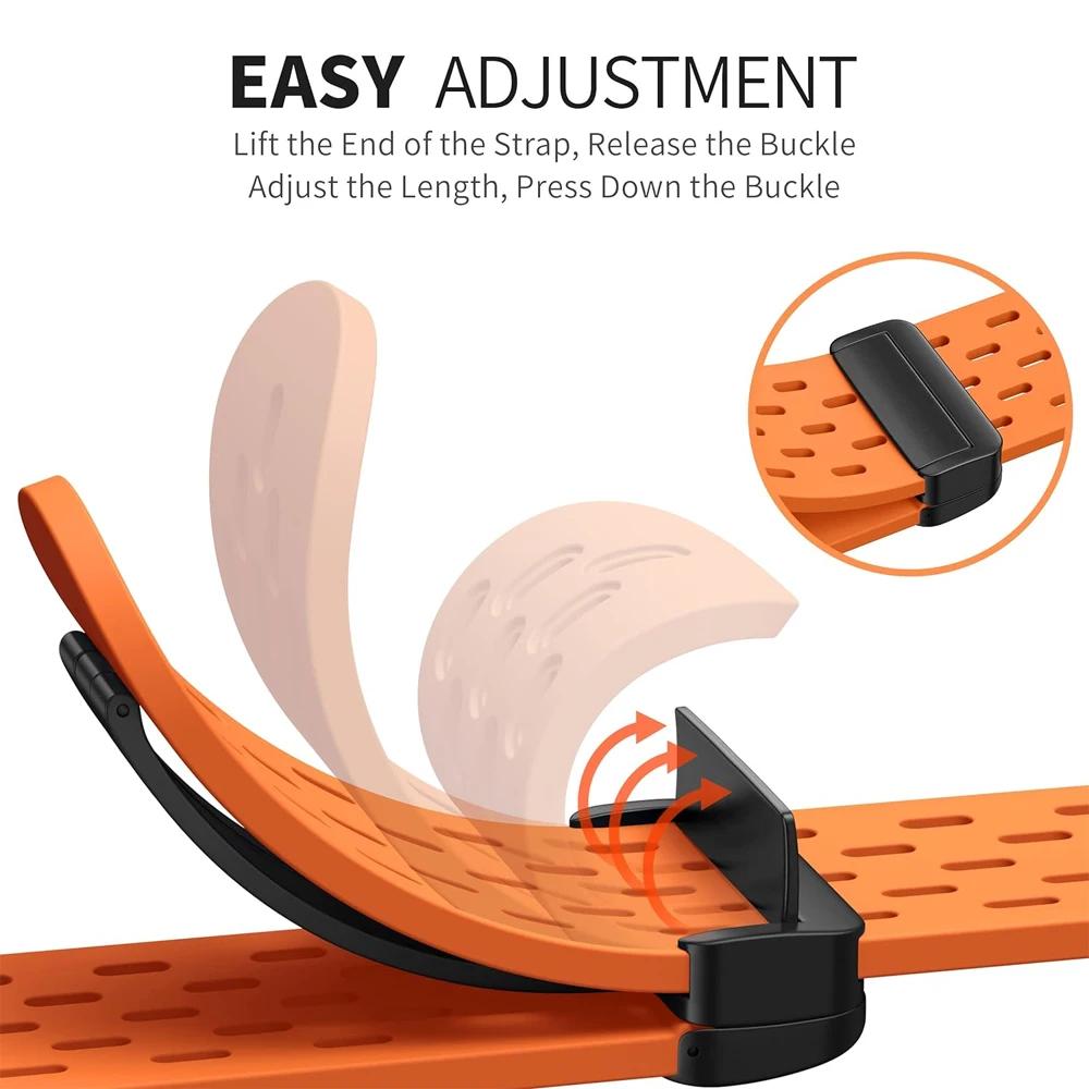 Silicone Magnetic Buckle Mesh Silicone Strap For Huawei Band 11Pro Sport Breathable Watch Band For Huawei Smart Band 11 NFC Replacement Bracelet Loop