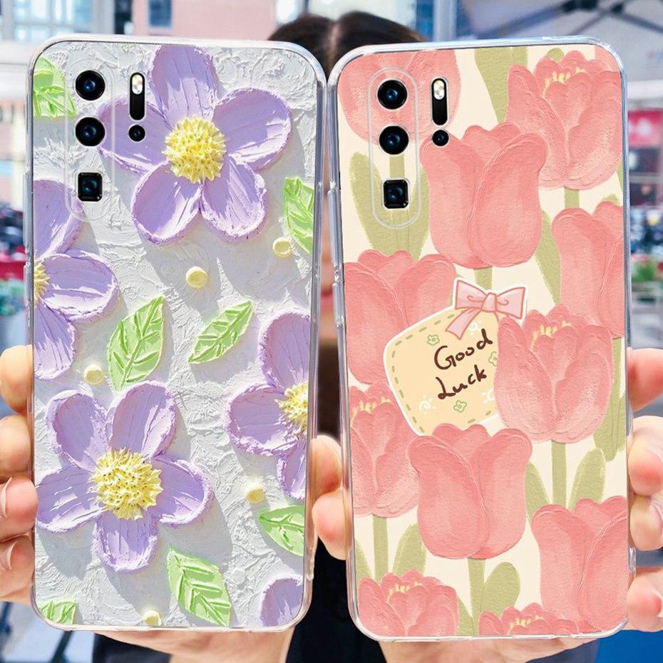 Lovely Printing Case For Huawei P30 Pro P 30 P30 Lite Soft Silicone TPU Back Cover For Huawei P30 P30lite P30pro Phone Cases