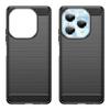 For Infinix Note 40X 5G Case Carbon Fiber Texture Brushed Phone Back Cover