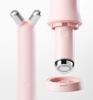 Medicube AGE-R Booster V Roller Mini Plus EMS V-Line Conjunto Massageador Facial com Cabeça V Roller + Gel Booster PDRN (Rosa/Bege)
