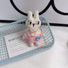Little Rabbit Pearl Fabric Keychain Lanyard & Hair Clip Accessory
