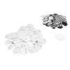 100 Sets Blank Button Badge Parts Set for Button Making Machine DIY Round Shape Rustproof Button Making Supplies 58mm