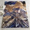 Game FFate Grand Orderr Throw Warm Soft Flannel Blanket Multiuse for Sofa Bed Camping Travel Nap