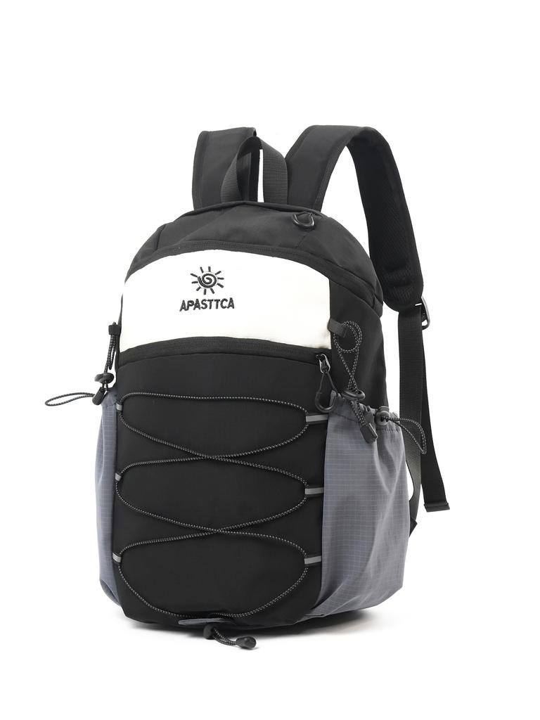 Schoolbag Low Saturation Soft Contrast Color Design Backpack Couple College Student Daily Commuter Outdoor Travel Versatile Backpack